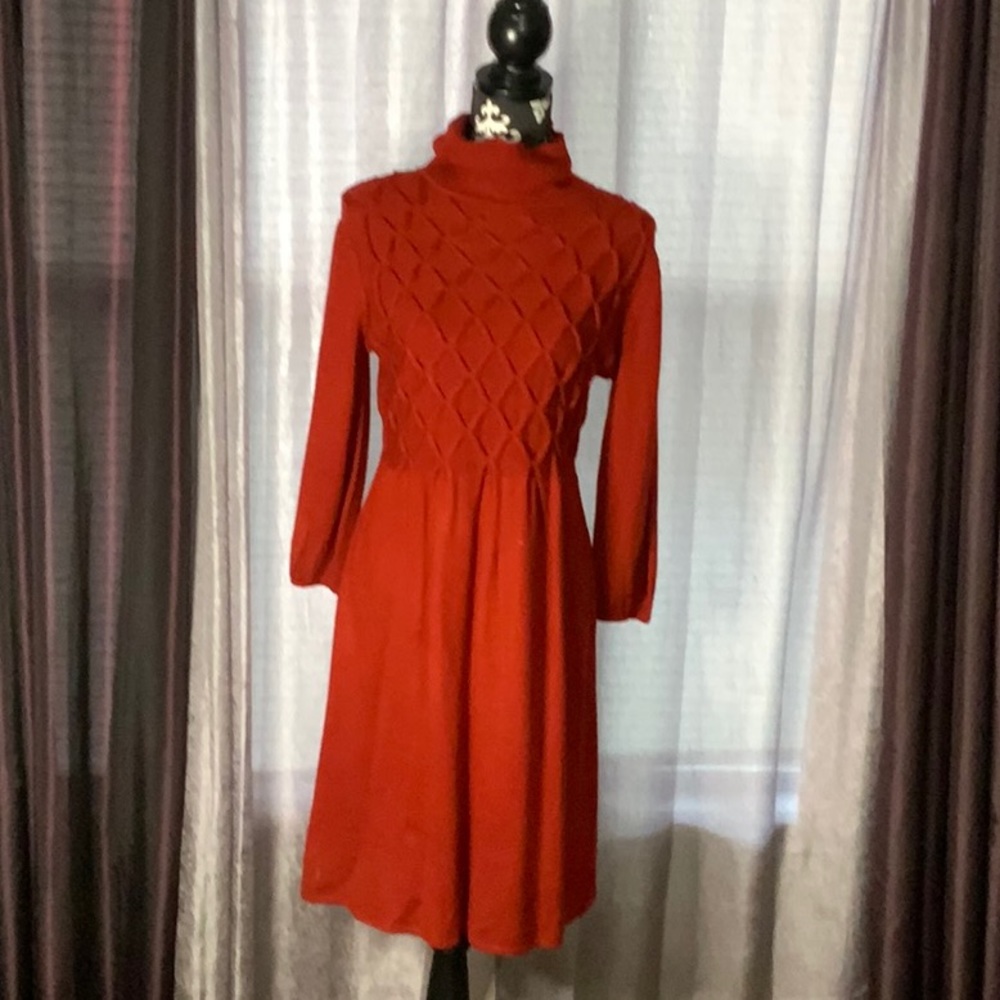 Turtle neck dress